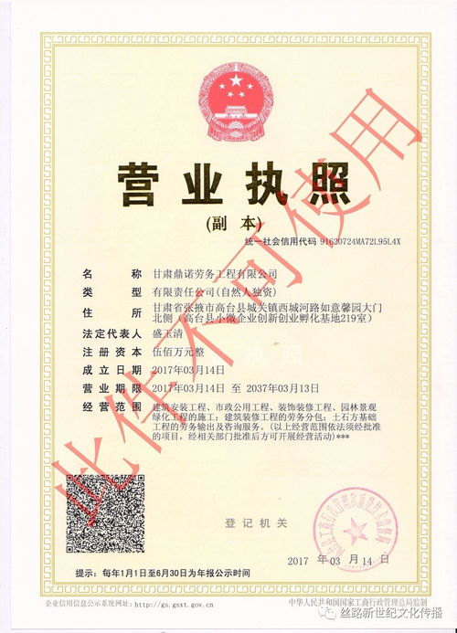 工商注冊代辦就選高臺鼎譽中小企業(yè)服務(wù)有限責(zé)任公司